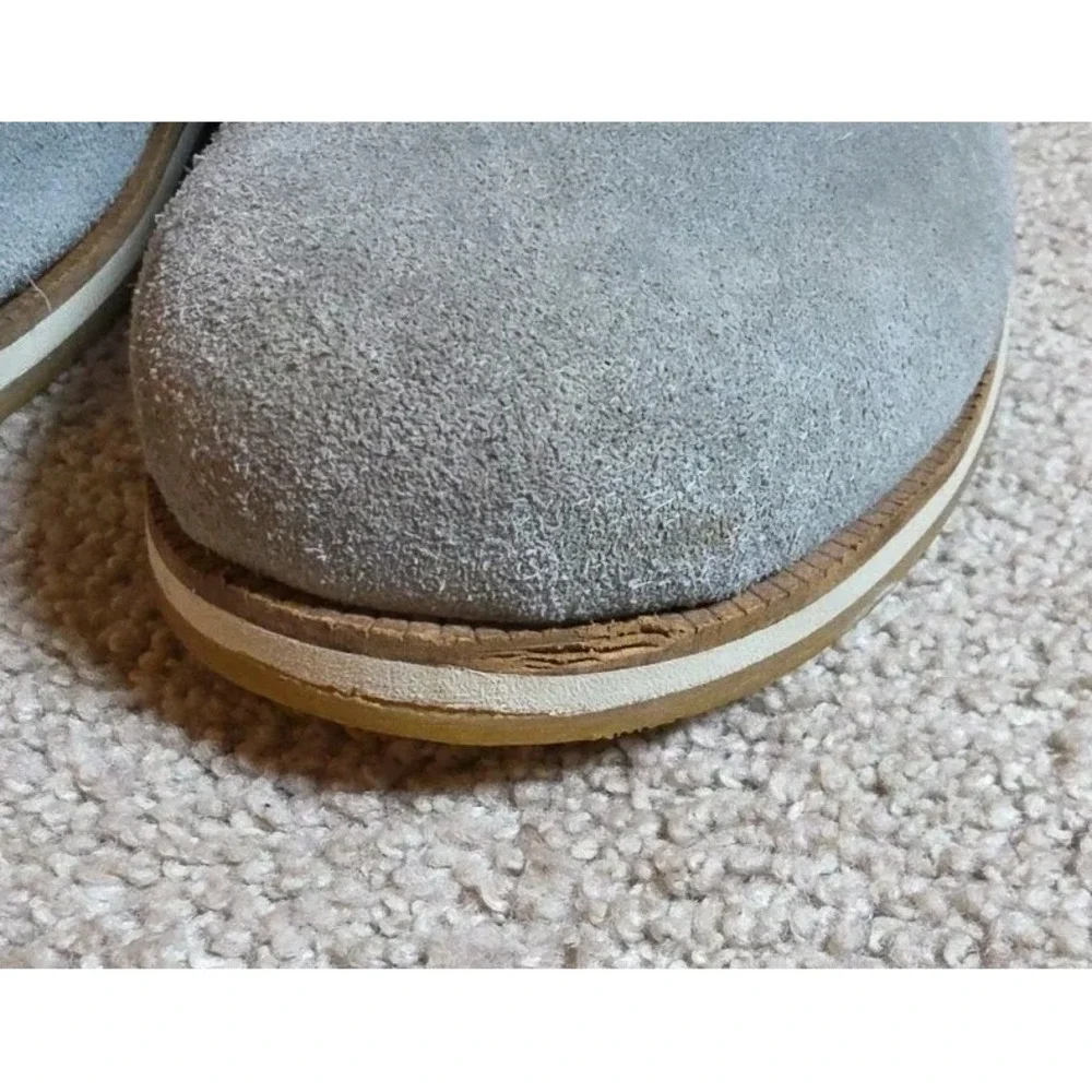 Hari Mari Mens Adobe Mens‎ Chukka Boots Size 13 Gray Suede Motocyle Work Shoes